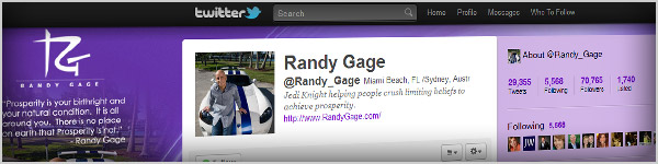@Randy_Gage on Twitter