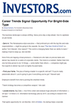 Career Trends Signal Opportunity