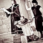 Medieval public beheading