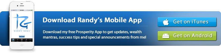 Randy Gage's Mobile App